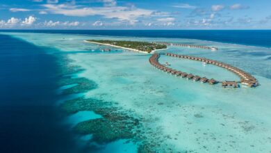 Maldivler'in güney kesiminde bulunan Gaafu Alifu Atolü üzerinde ki Pullman-Maldives Maamutaa Resort Oteli